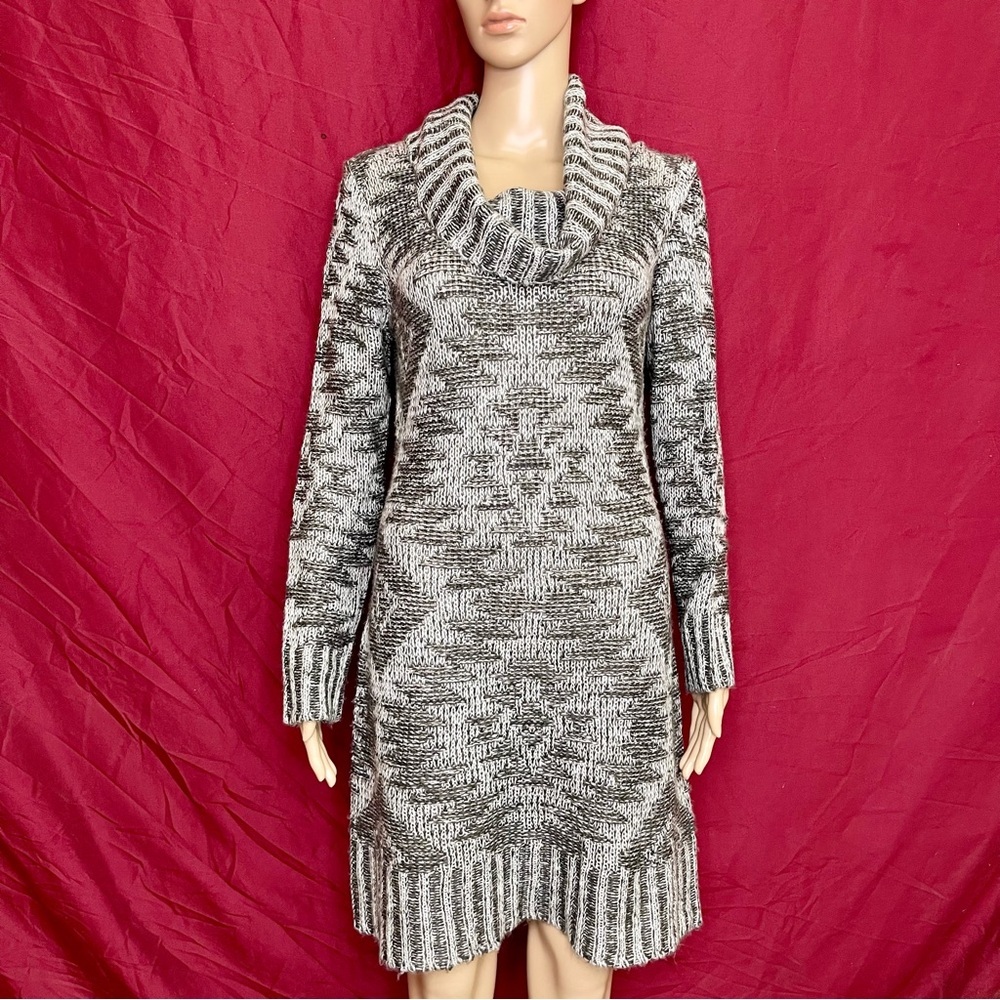 Charming Charlie Cowl Neck Sweater Dress/Tunic Medium